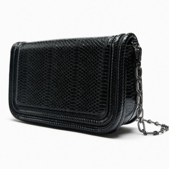 Zara Crossbody Black Elegant Party Bag - Picture 4 of 5